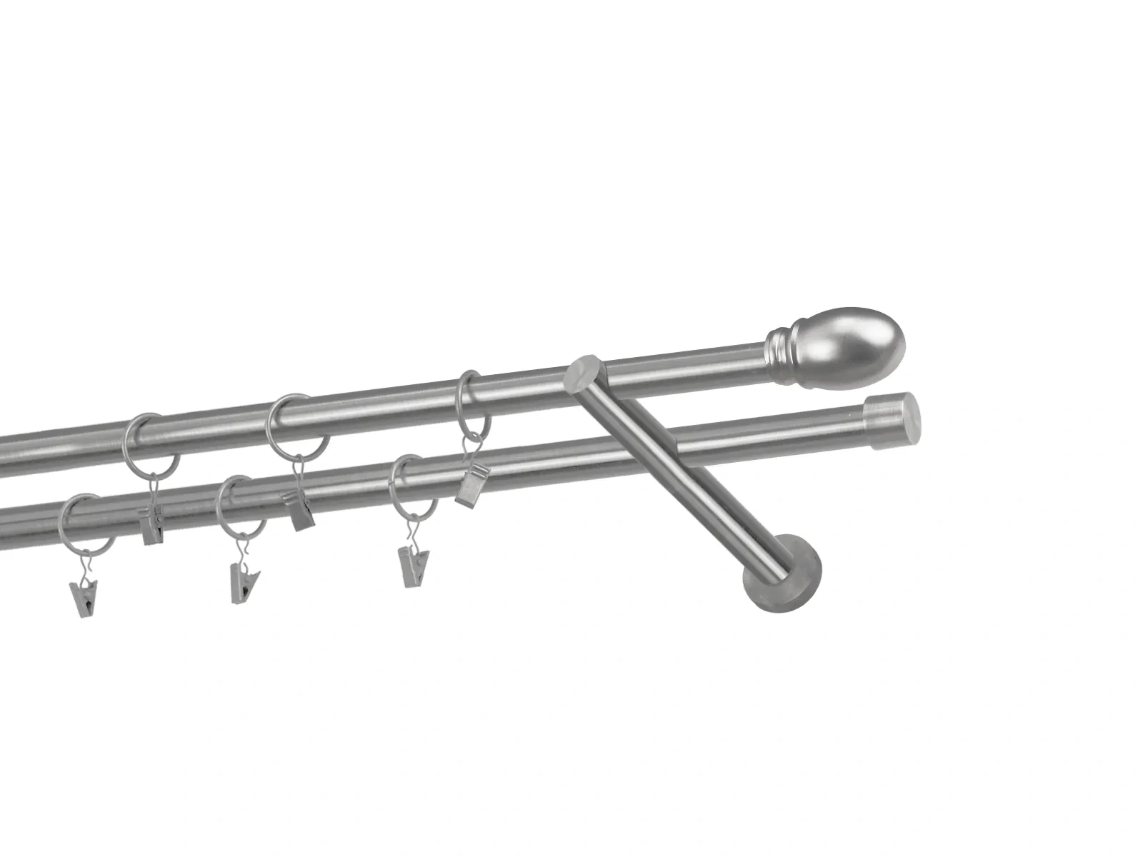 Garniže 19x19mm - dvojradové - BELUNO - satin