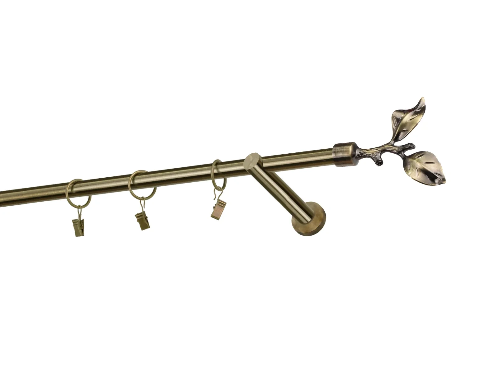 Garniže 16mm - jednoradové - LIST ROSE - antik