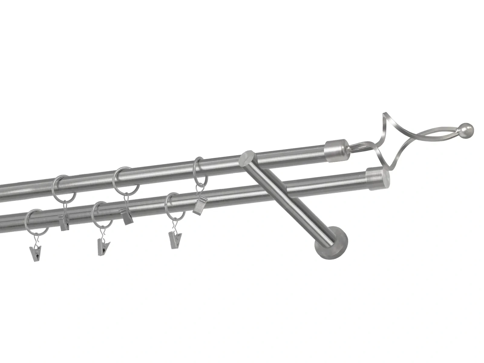 Garniže 19x19mm - dvojradové - FALIST - satin