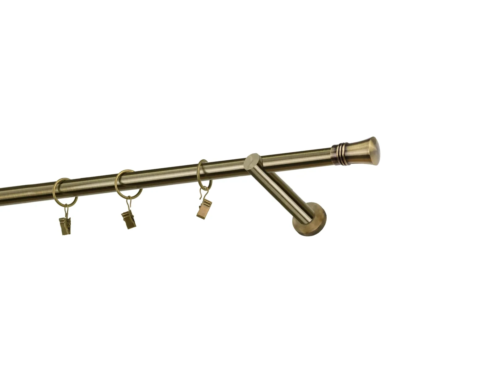 Garniže 19mm - jednoradové - CAPRI - antik