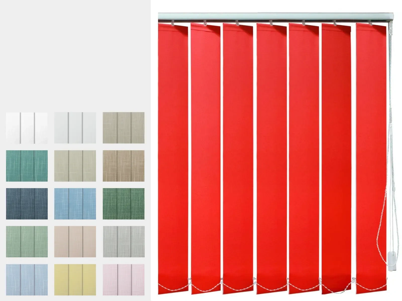 Vertikálne žalúzie - látka SHANTUNG