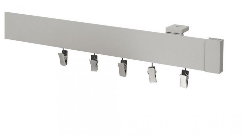 Garniže MODERN - jednoradové do stropu - odtieň INOX