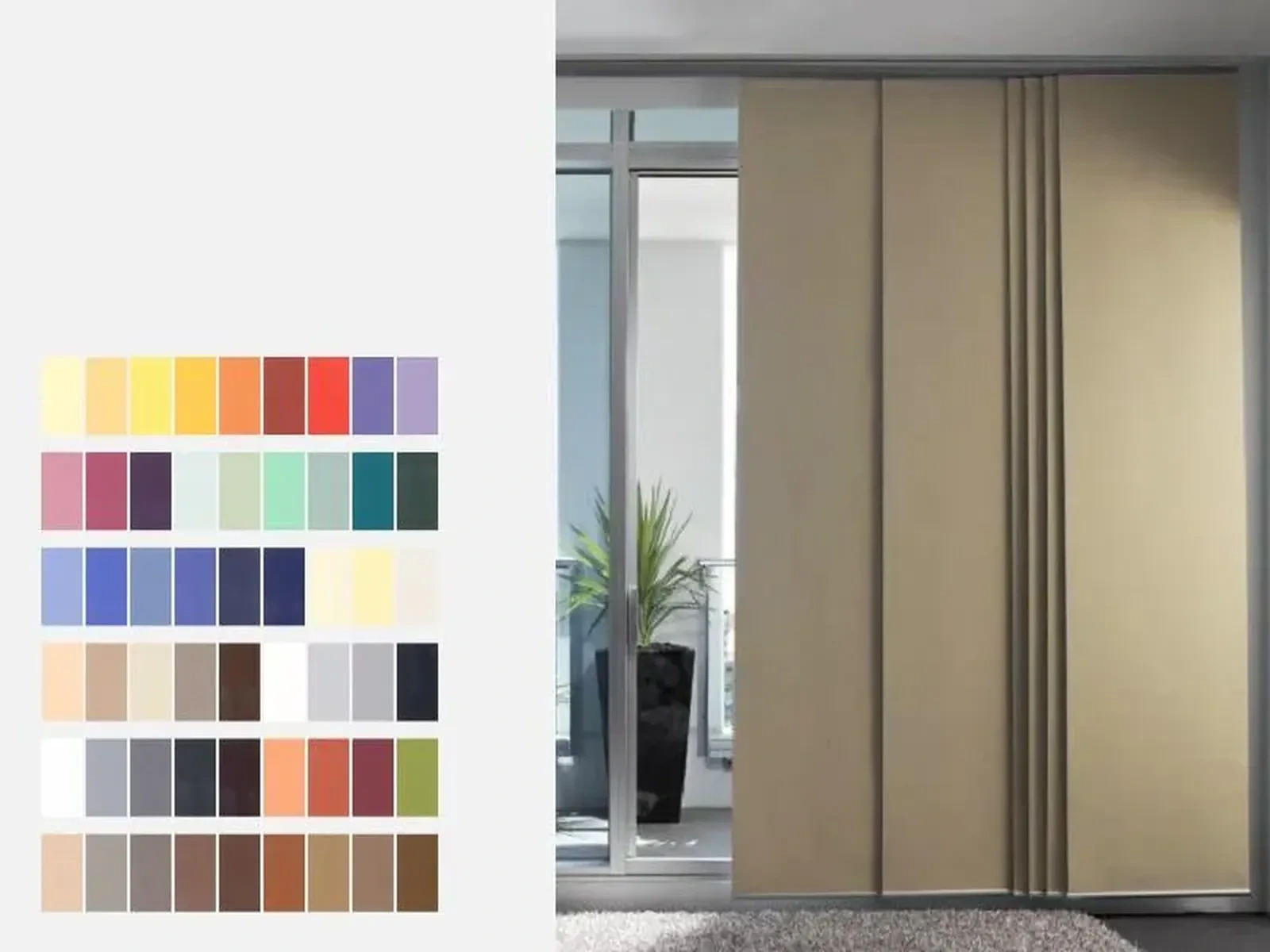 Japonské steny - látka EDEN