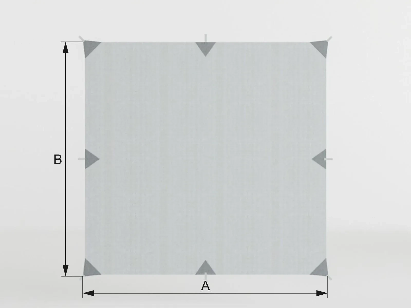 Tieniaca plachta so spodným úchytom
