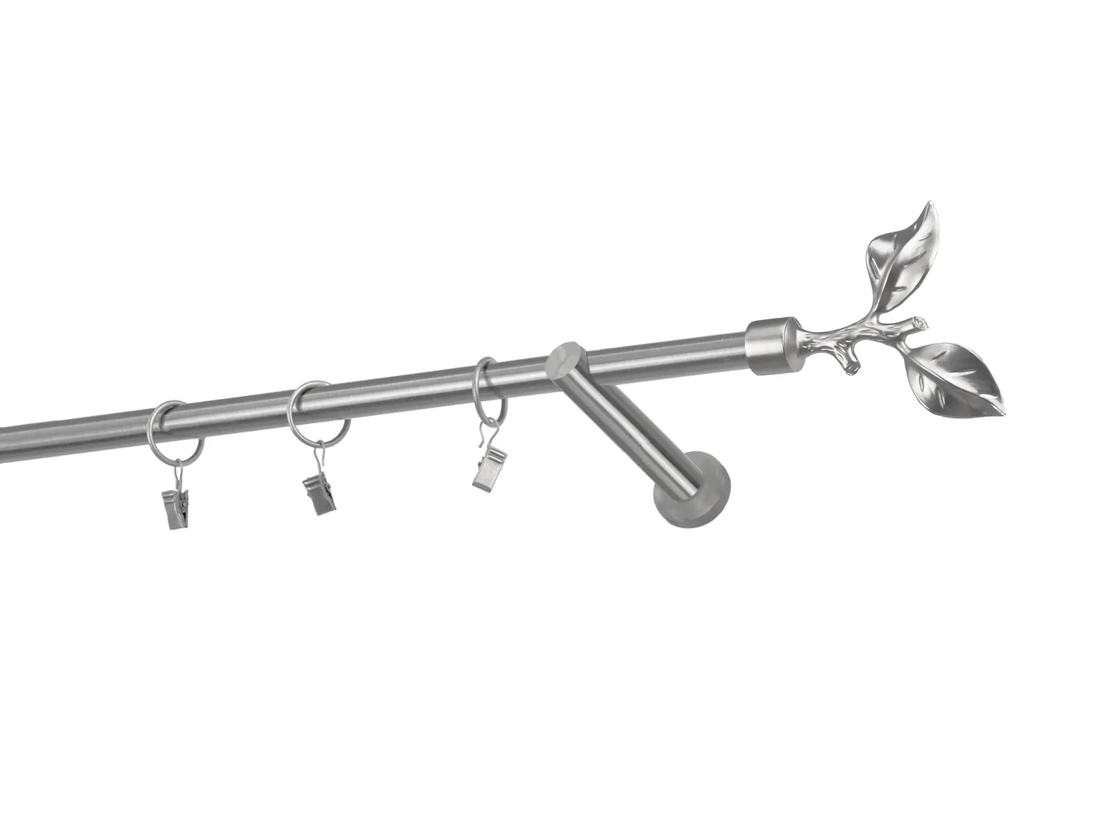 Garniže 16mm - jednoradové - LIST ROSE - satin