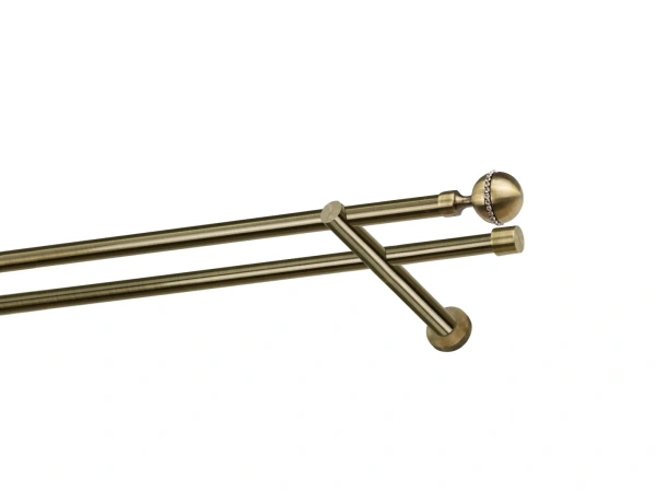 Garniže 16x16mm - dvojradové - KALISTO CRYSTAL - antik 1