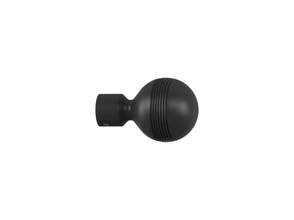 Garniža 19mm drážková tyč - 1rad - GABI - čierna 3