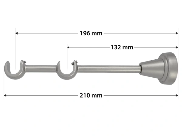 Garniže 16x16mm - dvojradové - PANTEON - satin 4