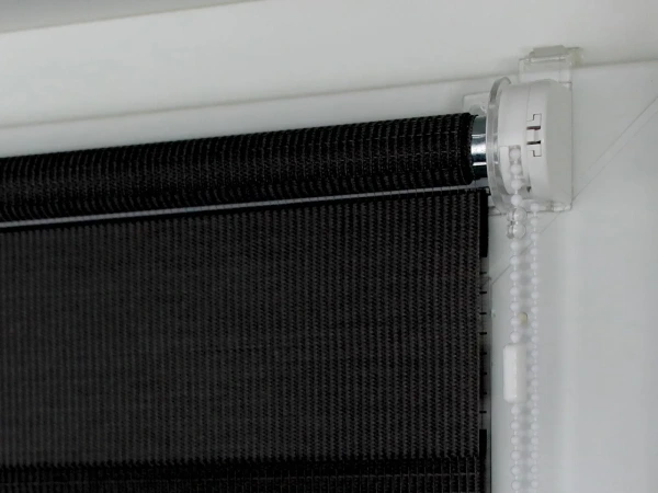 Roleta MINI - deň a noc - látka BLACK ELEGANCE 2