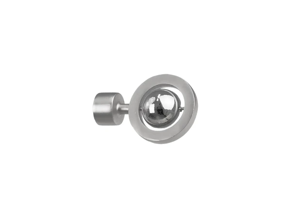 Garniža 19mm - drážková tyč - 1rad - JUPITER - satin 2