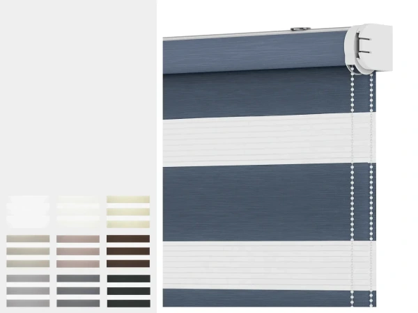 Roleta SOLID M - deň a noc - látka IBIZA