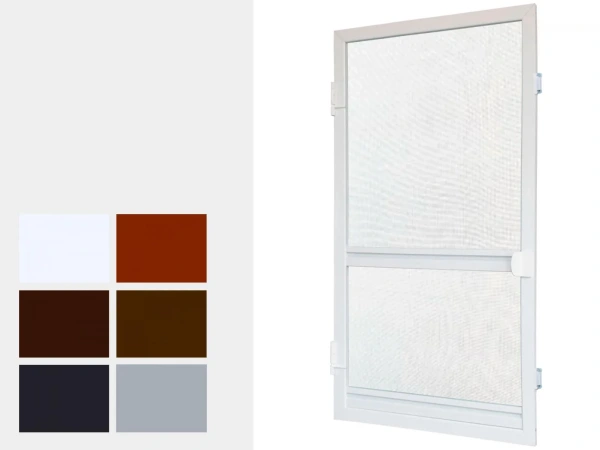 Sieťky na DVERE - pántové - bežné odtiene