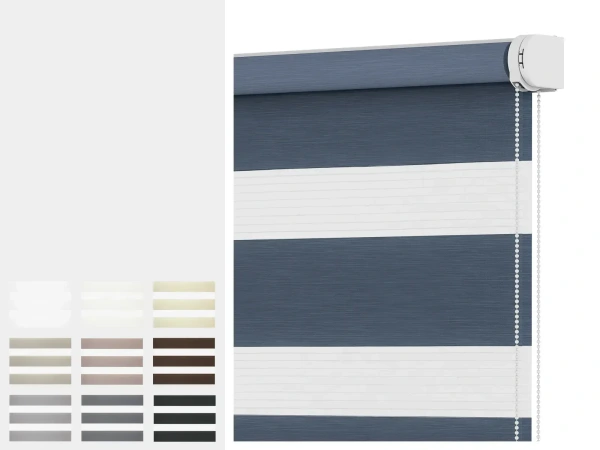 Roleta SOLID S - deň a noc - látka IBIZA