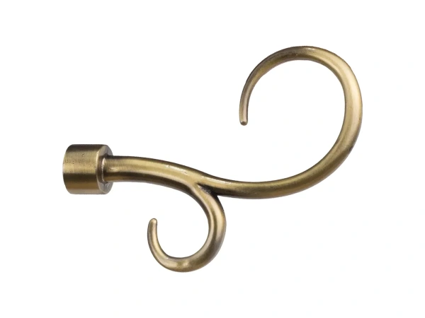 Garniže 16mm - jednoradové - HÁK DVOJITÝ - antik 2