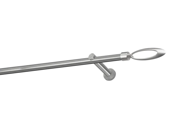 Garniža 19mm - drážková tyč - 1rad - VENEZIA - satin 1