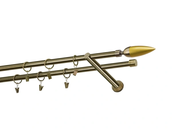 Garniže 16x16mm - dvojradové - LINEA - antik