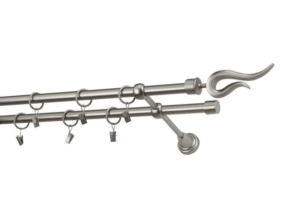 Garniže 16x16mm - dvojradové - VIOLO - satin