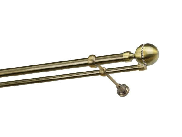 Garniže 25x16mm - dvojradové - KALISTO CRYSTAL - antik 1