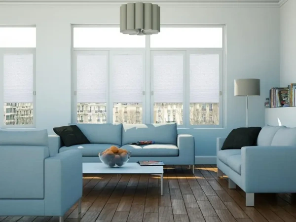 Plisé rolety LUX - látka BLACKOUT (zatemňujúca) 2