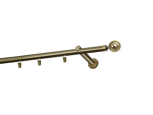 Garniža 19mm - drážková tyč - 1rad - JUPITER - antik