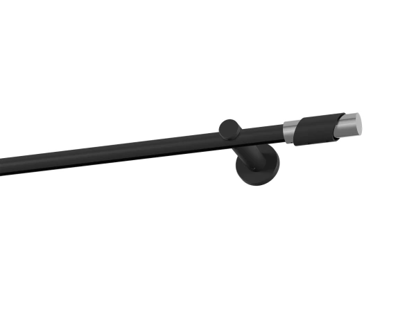 Garniža 19mm drážková tyč - 1rad - PARIS - čierna 1