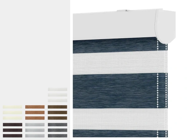 Roleta NOBLE - deň a noc - látka OLYMPOS