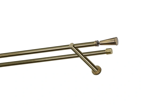 Garniže 16x16mm - dvojradové - MILANO CRYSTAL - antik 1