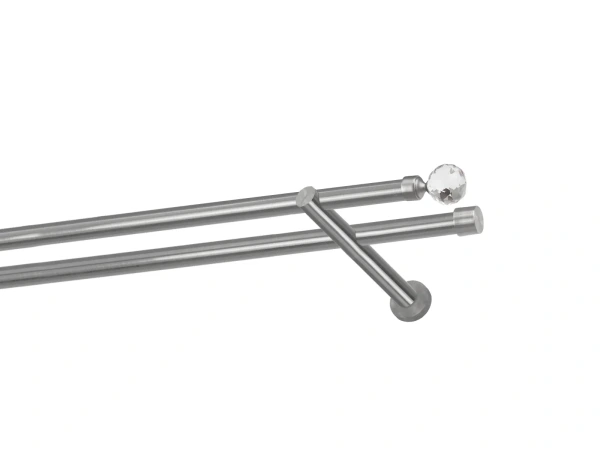 Garniže 19x19mm - dvojradové - GUĽA CRYSTAL - satin 1