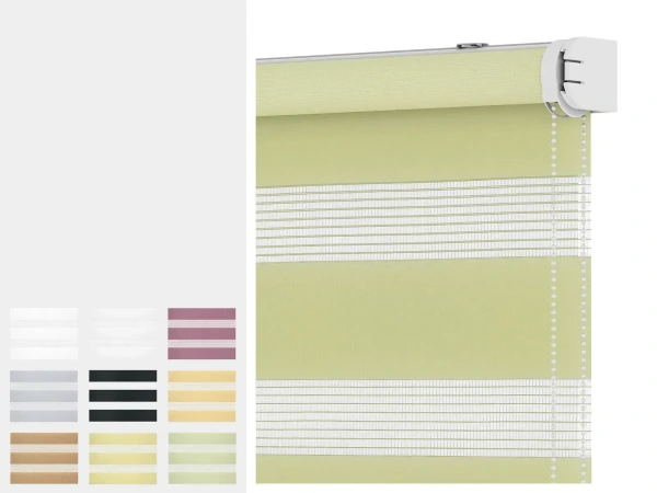 Roleta SOLID M - deň a noc - látka STANDARD