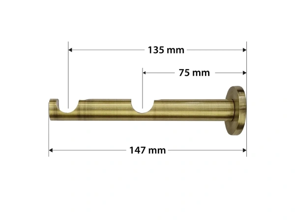 Garniže 16x16mm - dvojradové - PULLO - antik 3