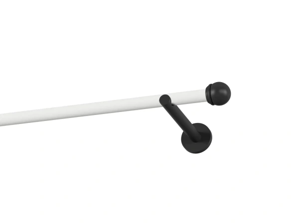 Garniža 19mm obyčajná tyč - 1rad - TODI MAX - bielo čierna 1