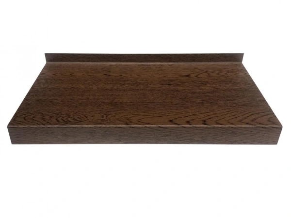 Vonkajšie hliníkové ohýbané parapety DREVODEKOR - orech lakovaný