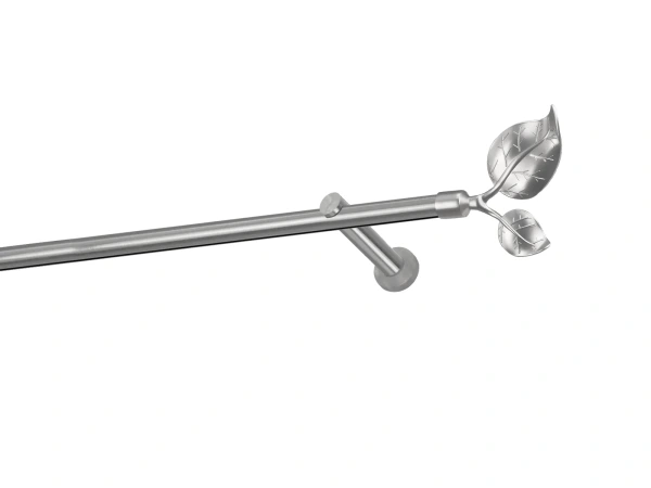 Garniža 19mm - drážková tyč - 1rad - LIST VEĽKÝ - satin 1