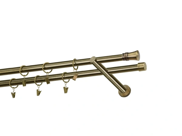 Garniže 19x19mm - dvojradové - CAPRI - antik