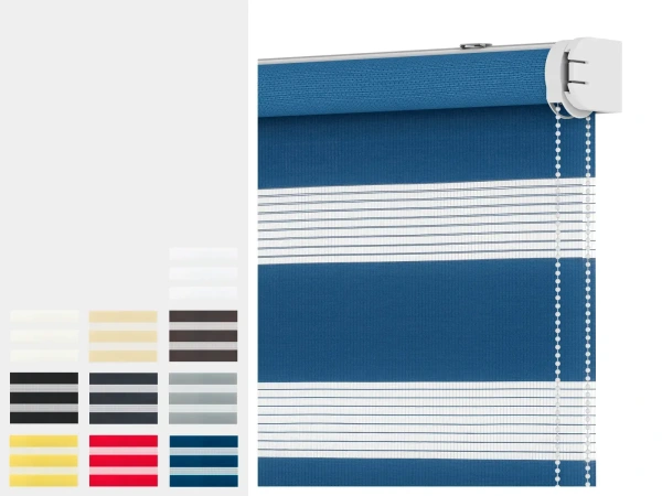 Roleta SOLID M - deň a noc - látka ZAKYNTHOS