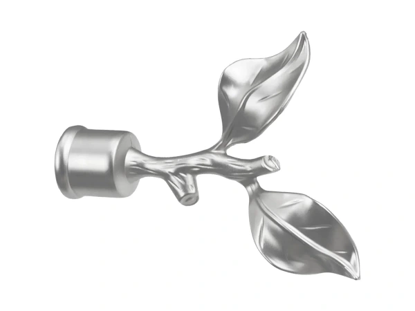 Garniže 25x25mm - dvojradové - LIST ROSE - satin 2