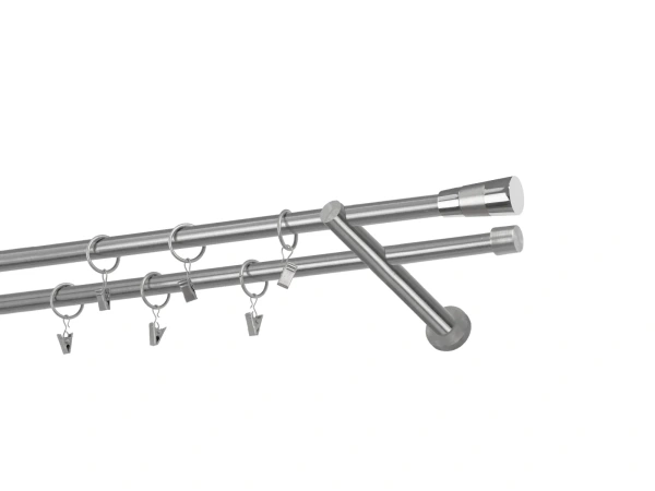 Garniže 16x16mm - dvojradové - VOLEO - satin