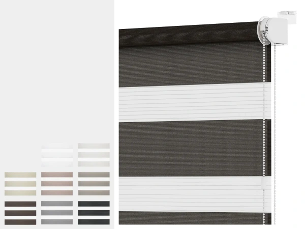 Roleta  MINI - deň a noc - látka SUMATRA