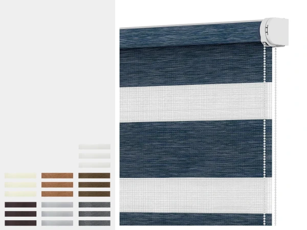 Roleta SOLID S - deň a noc - látka OLYMPOS