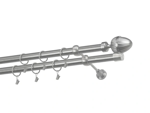 Garniže 25x25mm - dvojradové - ODEON - satin