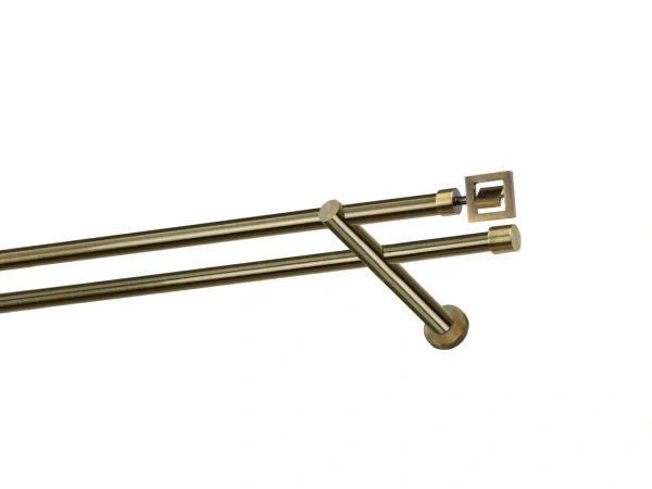 Garniže 16x16mm - dvojradové - SATURN - antik 1