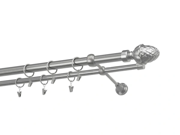 Garniže 25x16mm - dvojradové - ŽALUĎ - satin