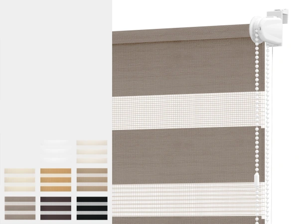 Roleta MINI+ deň a noc - látka MIAMI