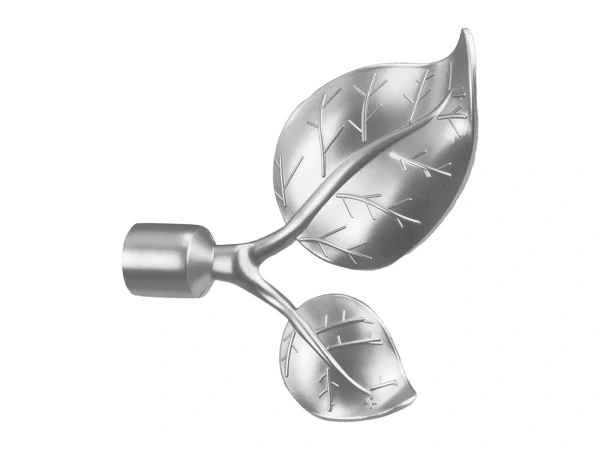 Garniže 16x16mm - dvojradové - LIST VEĽKÝ - satin 2