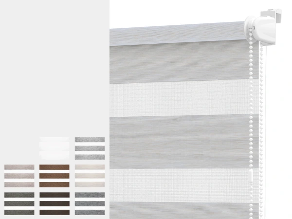 Roleta MINI+ deň a noc - látka MALORKA