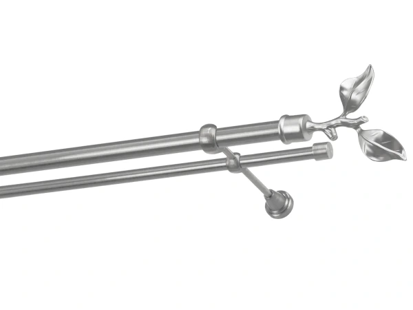 Garniže 25x16mm - dvojradové - LIST ROSE - satin 1