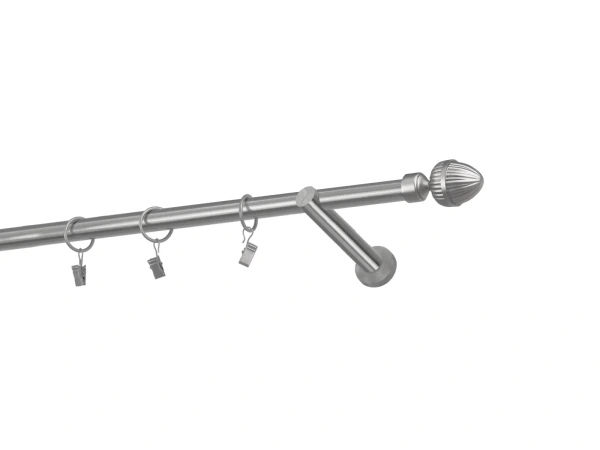 Garniže 19mm - jednoradové - ODEON - satin