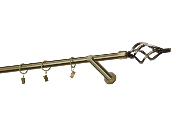 Garniže 19mm - jednoradové - GUĽA AZUR - antik