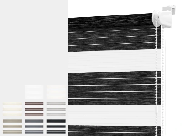 Roleta MINI+ deň a noc - látka RODOS