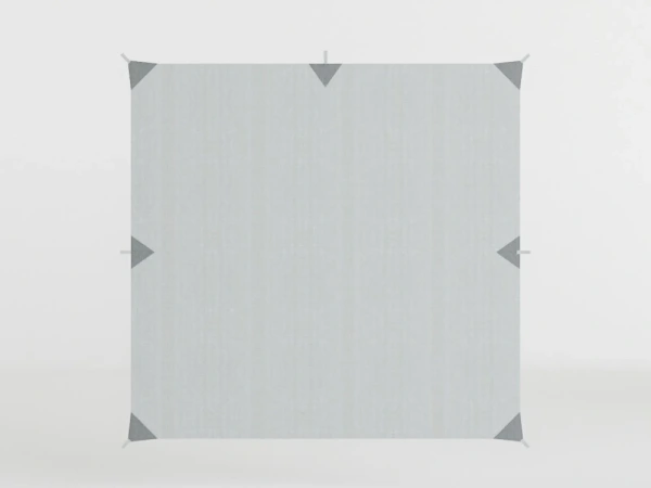 Tieniaca plachta bez spodného úchytu 1